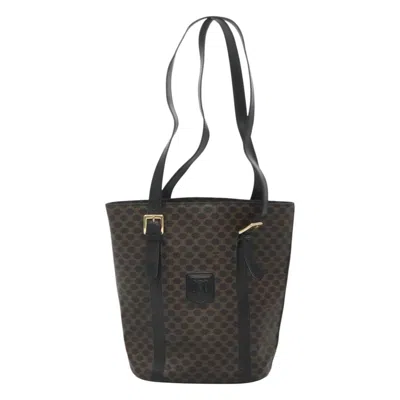 Pre-owned Celine Macadam Canvas Shoulder Bag ()