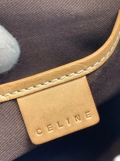 Pre-owned Celine Macadam Canvas Tote Bag In Brown