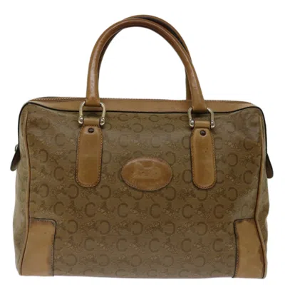 Pre-owned Celine Macadam Canvas Tote Bag () In Beige
