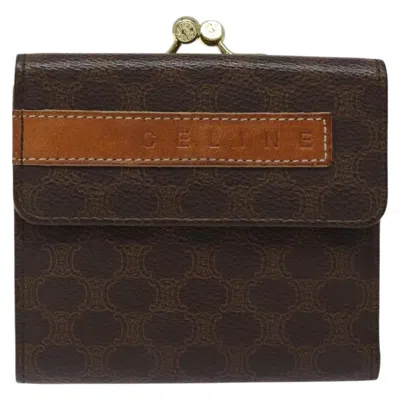 Pre-owned Celine Macadam Canvas Wallet ()