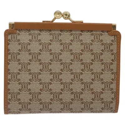 Pre-owned Celine Macadam Canvas Wallet ()