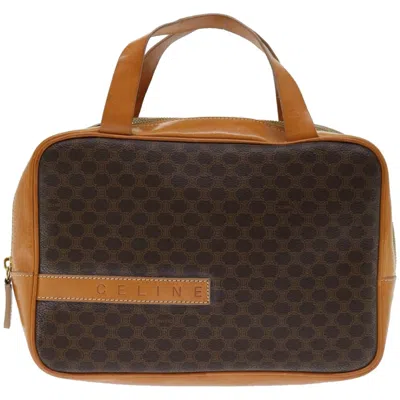Pre-owned Celine Macadam Ceramic Handbag () In Brown