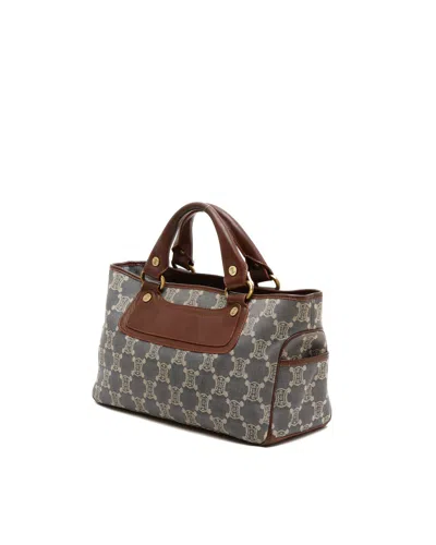 Celine Céline Macadam Denim Boogie Bag In Multi