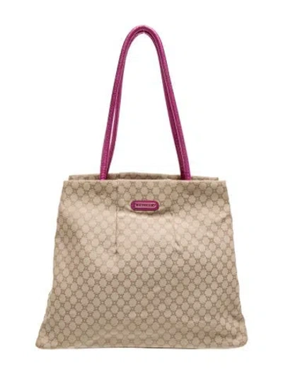 Pre-owned Celine Macadam Evening Bag Vintage In Neutral