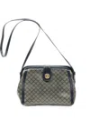 Celine Macadam Frame Shoulder Bag In Gray