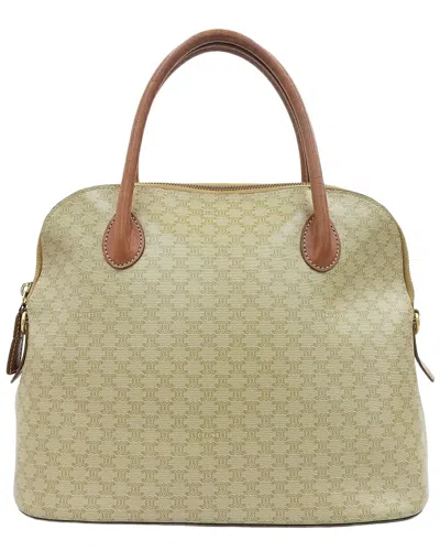 Celine Macadam Handbag Beige (authentic Pre-loved)