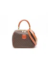 Celine Céline Macadam Handbag In Brown