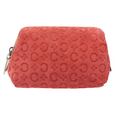 Pre-owned Celine Macadam Lizard Clutch Bag () In Pink