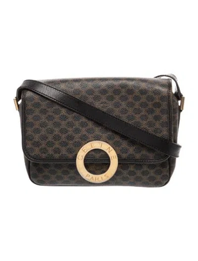 Pre-owned Celine Macadam Messenger Bag In Multicolor