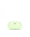 Celine Céline Macadam Nylon Vanity Pouch In Green