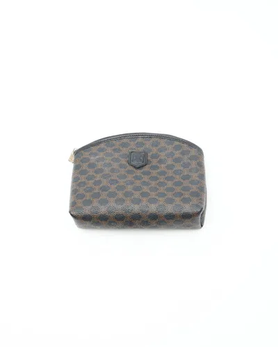 Celine Céline Macadam Pouch In Gray
