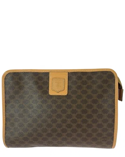 Pre-owned Celine Macadam Pvc Clutch (authentic Pre-loved)