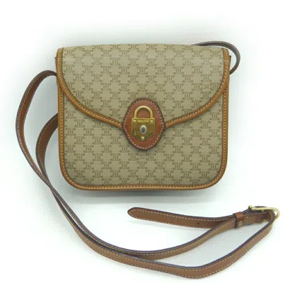 Pre-owned Celine Macadam Pvc Leather Shoulder Bag ()