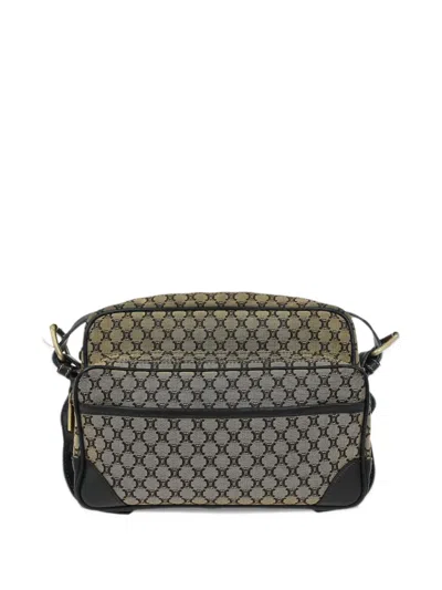 Pre-owned Celine Macadam Shoulder Bag In Neutrals