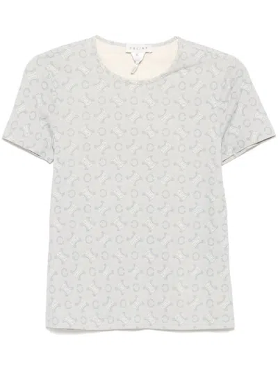 Pre-owned Celine 1990-2000s Macadam T-shirt In 蓝色