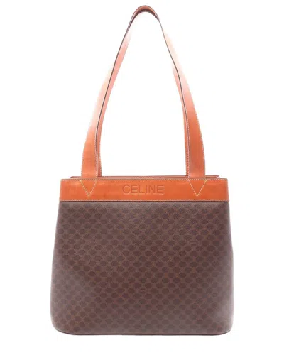 Celine Macadam Tote Bag (authentic Pre-loved) In Brown