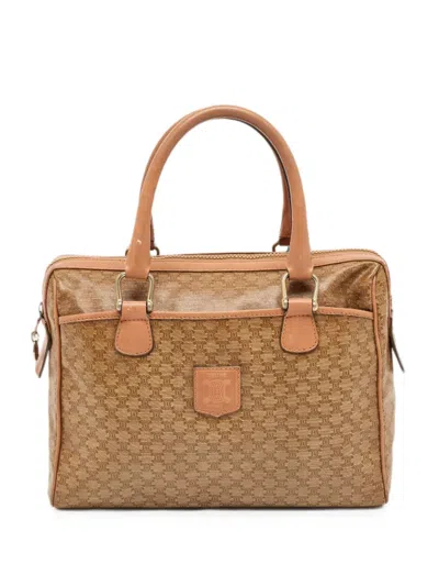 Pre-owned Celine Macadam Tote Bag In Neutral