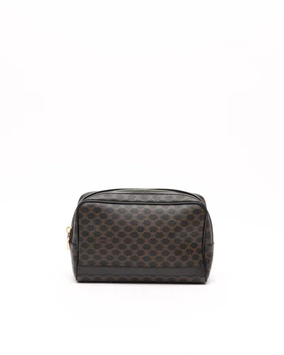 Celine Céline Macadam Vanity Pouch In Multi