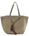 Celine Magenta Calfskin Leather Smooth Small Tassel Cabas Phantom Dune  (authentic Pre-loved)