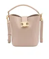 Celine Magnetic Buckle Shoulder Bag In Nude