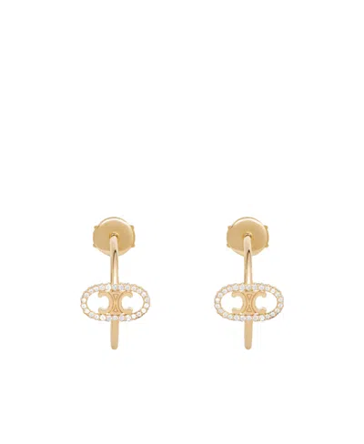 Celine Maillon Triomphe Earring In Yellow
