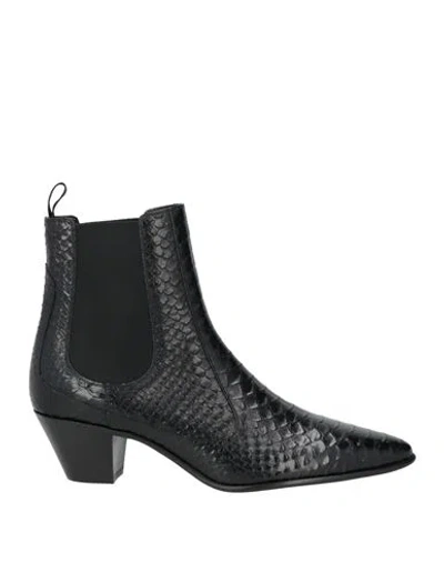 Celine Man Ankle Boots Black Size 9 Leather