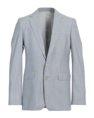 Celine Man Blazer Blue Size 42 Wool, Silk