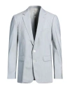 Celine Man Blazer Blue Size 42 Wool, Silk In Blue
