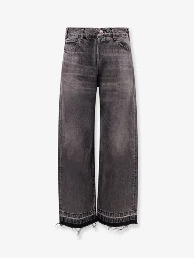 Celine Man  Man Black Jeans In Gray