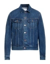 Celine Man Denim Outerwear Blue Size M Cotton In Blue