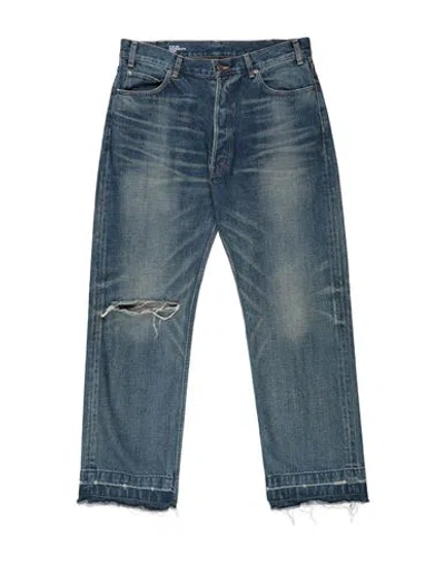 Celine Man Denim Pants Blue Size 32 Cotton