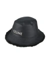 Celine Man Hat Black Size L Polyester In Black
