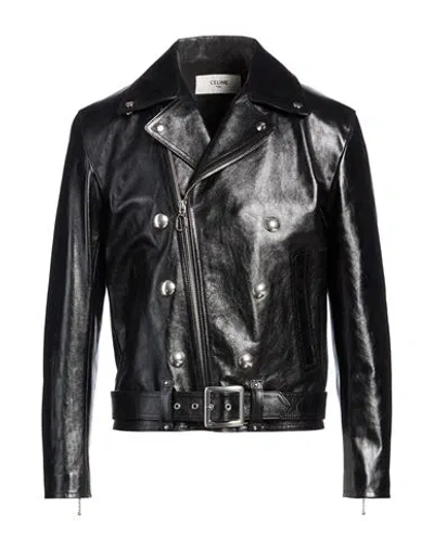 Celine Man Jacket Black Size 42 Calfskin