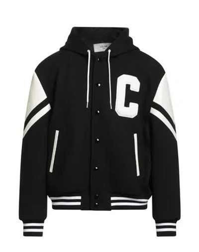 Celine Man Jacket Black Size 42 Wool, Polyamide