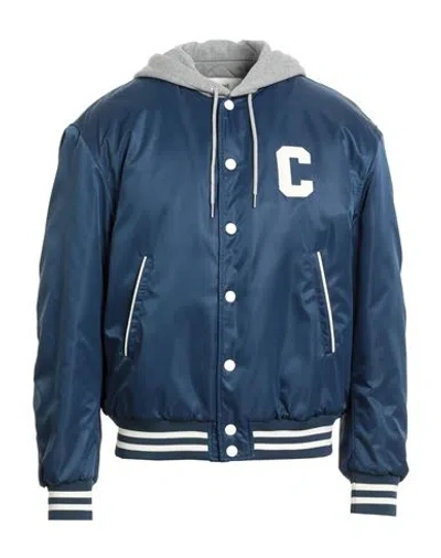 Celine Man Jacket Blue Size 40 Polyamide