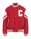 Celine Man Jacket Red Size 42 Wool, Polyamide, Lambskin