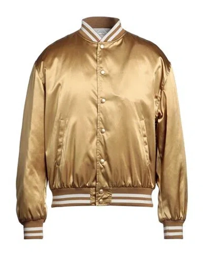 Celine Man Jacket Sand Size 42 Polyamide In Gold