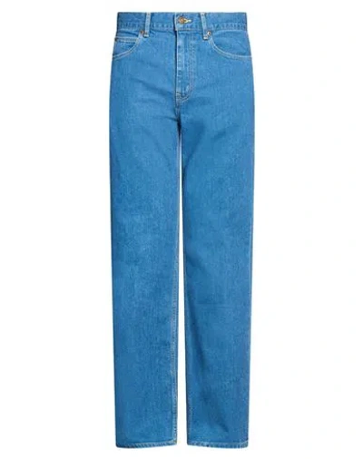Celine Man Jeans Blue Size 31 Cotton, Polyurethane