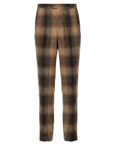 Celine Man Pants Brown Size 32 Wool