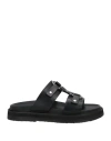 Celine Tippi-vegetable Tanned Slippers In Black
