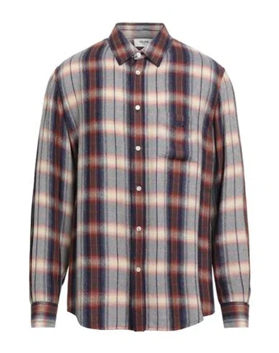 Celine Man Shirt Brown Size 15 ¾ Viscose