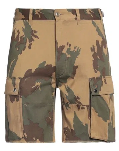 Celine Man Shorts & Bermuda Shorts Camel Size 36 Cotton In Beige
