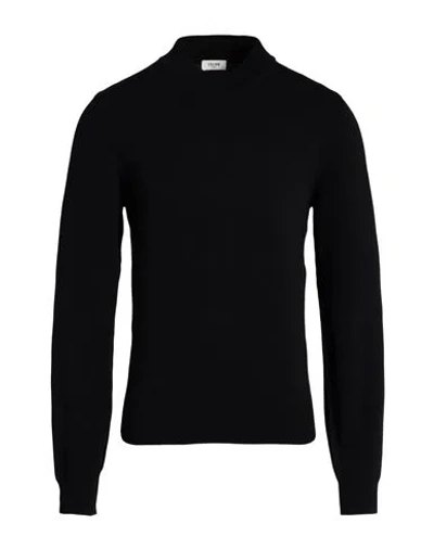 Celine Man Sweater Black Size L Wool, Polyamide, Elastane