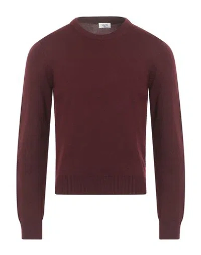 Celine Man Sweater Burgundy Size M Cashmere In Red