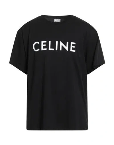 Celine Man T-shirt Black Size Xxl Cotton