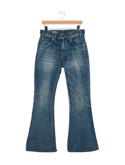 Pre-owned Celine Marco Flared Jeans In Blue
