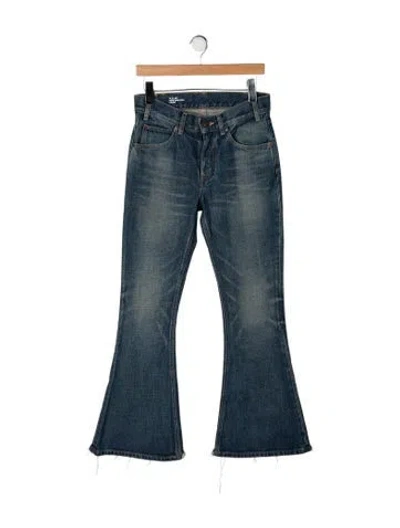 Pre-owned Celine Marco Flared Jeans In Blue
