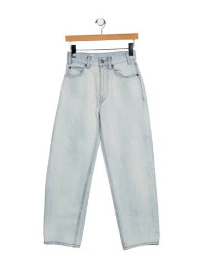 Pre-owned Celine Margaret Straight Leg Jeans In Blue