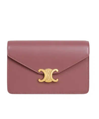 Celine Margo Chain Shoulder Bag In Pink