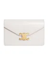 Celine Margo Flip Shoulder Bag In White